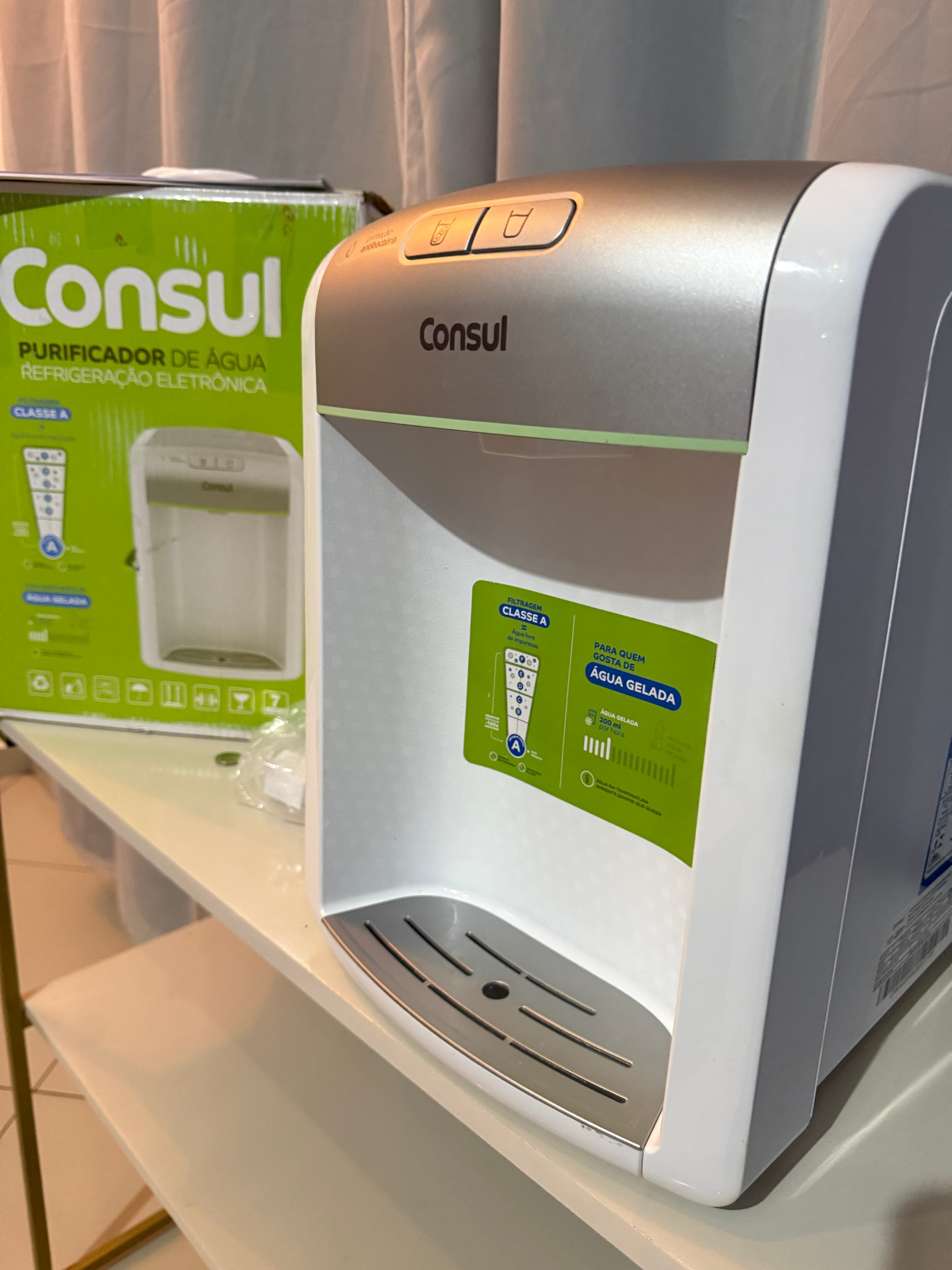 Purificador de Água Refrigerado Consul CPB34ASVNA Branco Bivolt
